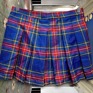 Tripp NYC Vintage Plaid Mini Skirt Size Medium